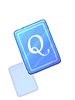 Blue Q Card